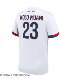 Günstige Paris Saint-Germain Randal Kolo Muani #23 Auswärtstrikot 2024-25 Kurzarm